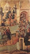 Duccio di Buoninsegna Christ Entering Jerusalem (mk08) Spain oil painting artist